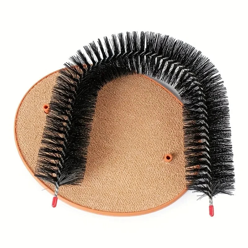 Self-Grooming Cat Massage Arch with Scratching Pad