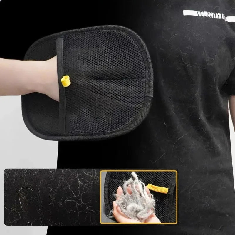 Pet Grooming Glove & Hair Remover Brush