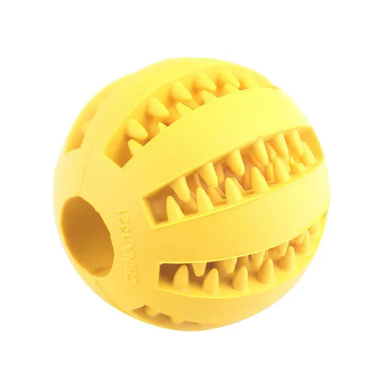 Interactive Treat Dispensing Dog Chew Ball
