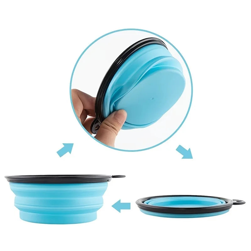 Collapsible Portable Pet Travel Bowl