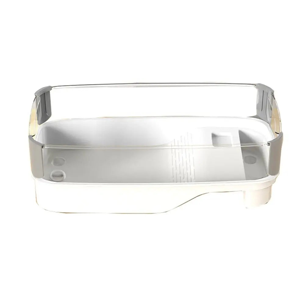 Transparent Turtle Habitat with Basking Platform