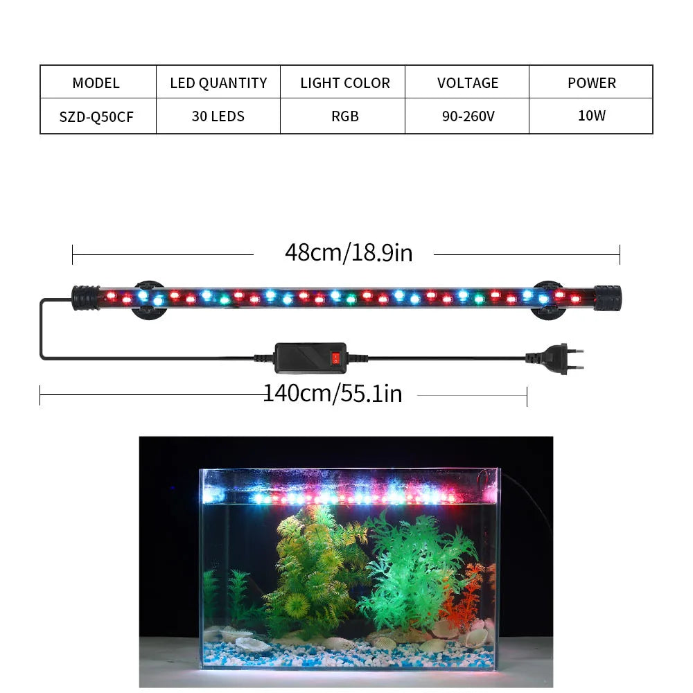 LED Clip-On  Aquarium Light for Fish Tank