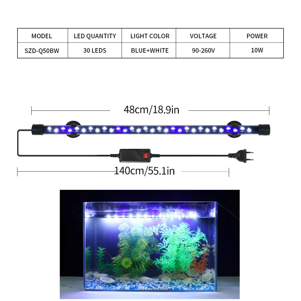 LED Clip-On  Aquarium Light for Fish Tank