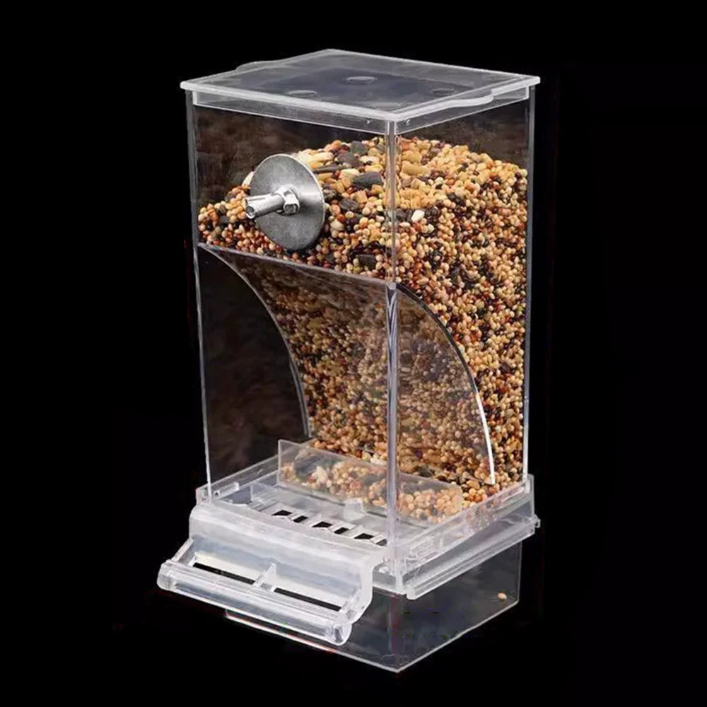 No-Spill Bird Feeder for Parrots & Small Birds