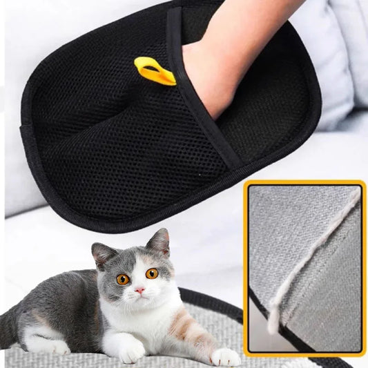 Pet Grooming Glove & Hair Remover Brush