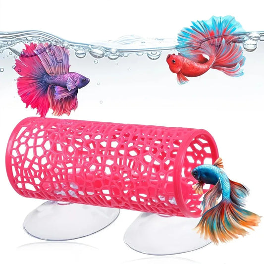 Aquarium Fish Tunnel Hideout for Betta Fish & Small Fish