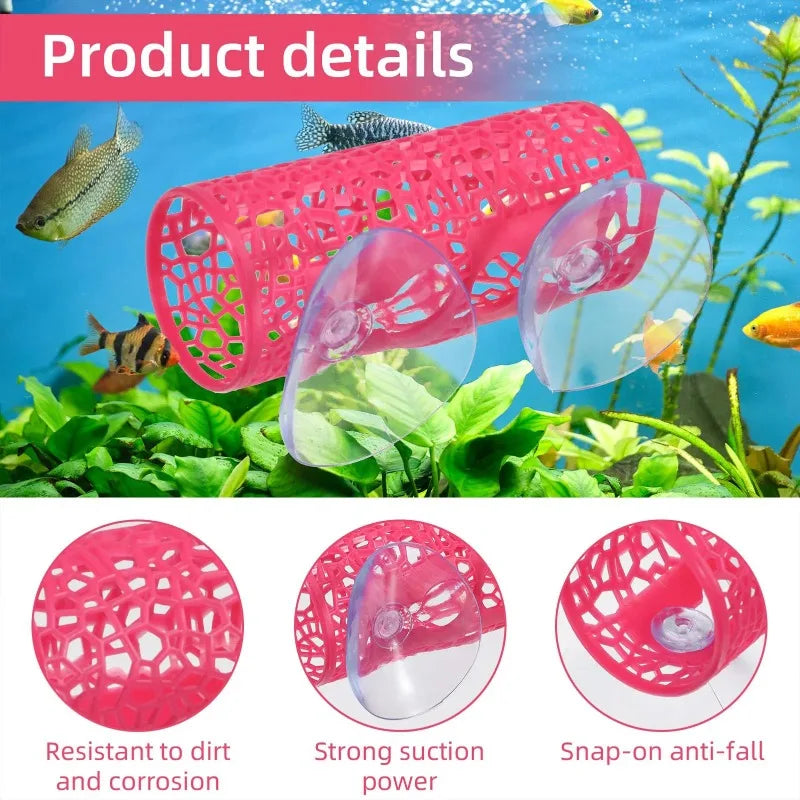 Aquarium Fish Tunnel Hideout for Betta Fish & Small Fish