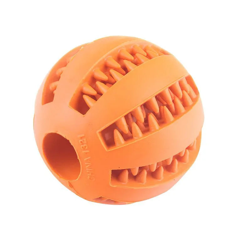 Interactive Treat Dispensing Dog Chew Ball