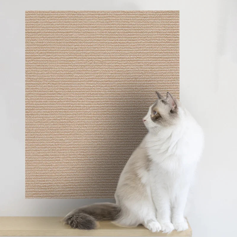 Self-Adhesive Cat Scratching Mat & Furniture Protector