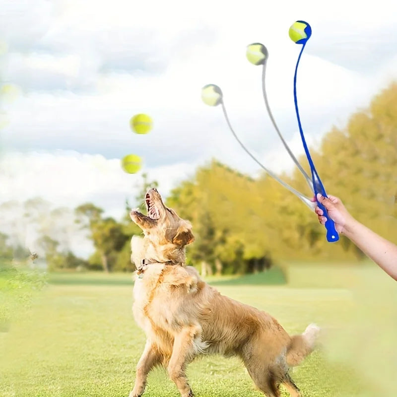 Interactive Dog Ball Launcher for Outdoor Fetch