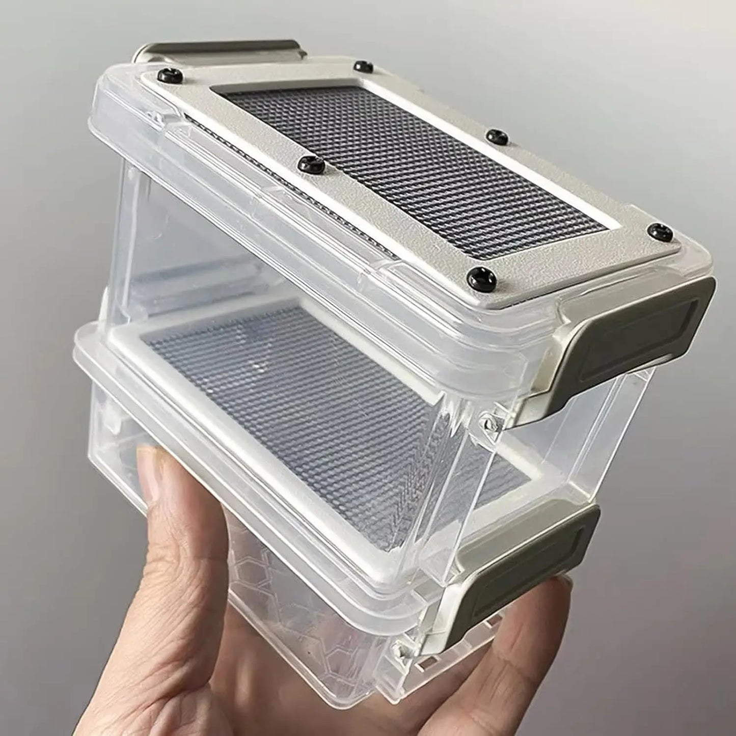 Transparent Acrylic Reptile Feeding Box