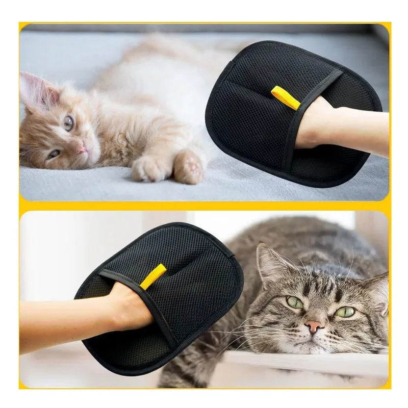 Pet Grooming Glove & Hair Remover Brush