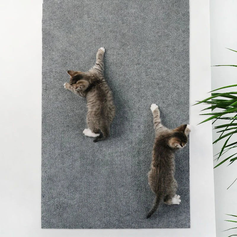 Self-Adhesive Cat Scratching Mat & Furniture Protector