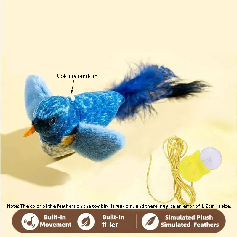 Interactive Chirping Bird Cat Toy