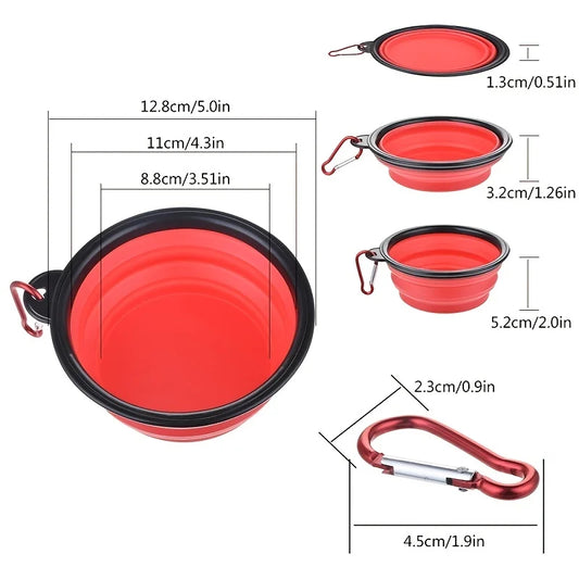 Collapsible Portable Pet Travel Bowl