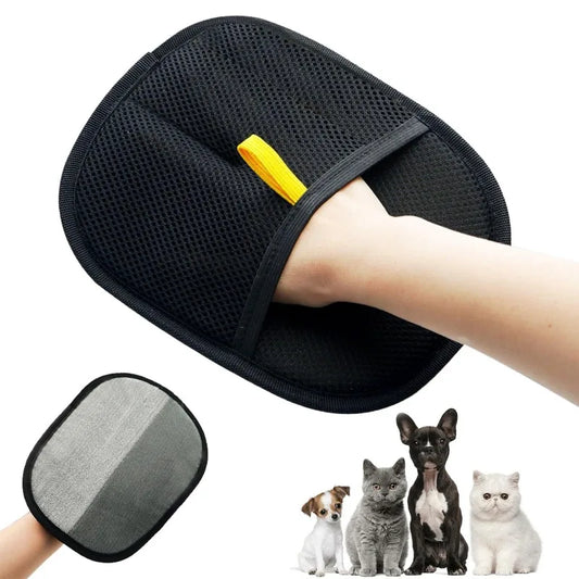 Pet Grooming Glove & Hair Remover Brush
