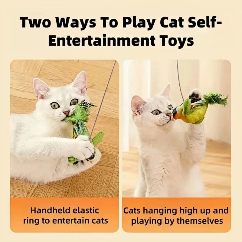 Interactive Chirping Bird Cat Toy